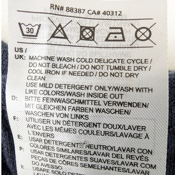 Adidas Jogger Sweatpants Mens L Blue White‎ Stripe Logo Athleisure Workout Gym - Picture 9 of 13